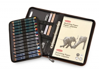 Сумка для графических материалов Derwent Carry-All A4 Folio бежевая