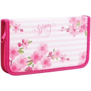 Пенал 1 отделение, 190*115 ArtSpace "Сакура", ламинация, конгрев, блестки