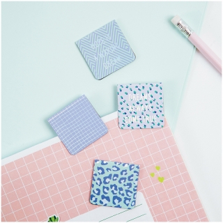 Закладки магнитные для книг, 45*185мм, MESHU "Shape art", 4 шт.