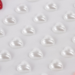 Стразы самоклеящиеся "Сердце" Остров Сокровищ, ассорти, 8-10 мм, 85 шт., на подложке