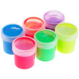 Краски акриловые флуоресцентные Greenwich Line, 6 цветов по 20мл, картон