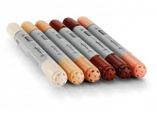 Набор маркеров Copic Ciao Skin 6 штук в пластиковой упаковке