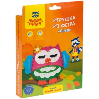Игрушка из фетра Мульти-Пульти "Сова"