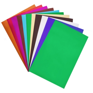 Фольга цветная A4, ArtSpace, 10 листов, 10 цветов, в папке