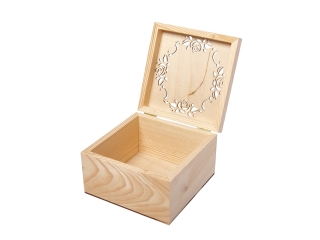 Заготовка Timberlicious для декорирования шкатулка вид 1 15х15см