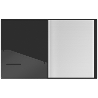 Папка с 30 вкладышами Berlingo "Radiance", 17мм, 600мкм, с внутренним карманом, желтый/розовый градиент