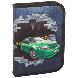 Пенал 1 отделение, 200*140*40 Berlingo "Dangerous race", полиэстер