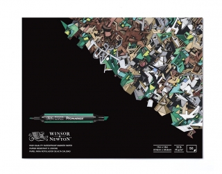 Альбом для маркеров Winsor&Newton 75г/кв.м 28х35.6см 50листов