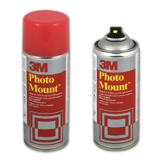 Клей-спрей для фотографий и рекламных материалов 3M "Photo Mount", аэрозоль, 400 мл