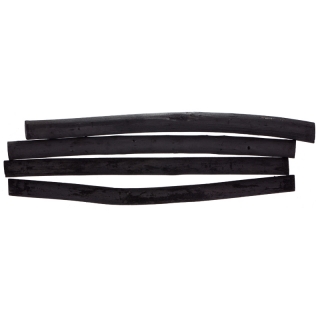 Уголь натуральный Гамма "Московская палитра", ивовый, круглый, Ø 8-10мм, 4шт., картон. упак.