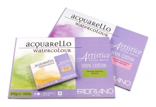 Блок для акварели Fabriano Artistico Extra White 300г хлопок 23x30,5см Торшон 20л
