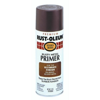 Грунт Stops Rust антикоррозийный Rust Oleum для ржавого металла, спрей, 340 гр