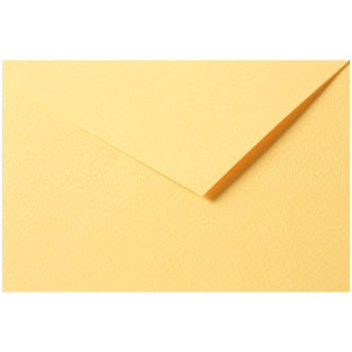 Цветная бумага 500х650мм Clairefontaine "Tulipe", 25л., 160г/м2, лютик, лёгкое зерно