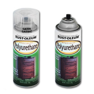 Полиуретановый лак Specialty Polyurethane RUST-OLEUM для дерева и металла, аэрозоль, 319 г