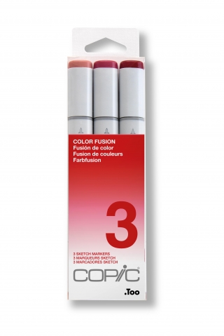 Набор маркеров Copic Sketch Color Fusion 3 3 штуки в пластиковой упаковке