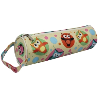 Пенал-тубус 200*60 ArtSpace "Совята", ПВХ, с ручкой