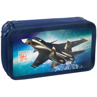 Пенал 3 отделения, 190*110 ArtSpace "Военные самолеты", ламинация