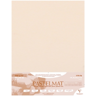 Бумага для пастели 5л. 500х700мм Clairefontaine "Pastelmat", 360г/м2, бархат, кукуруза