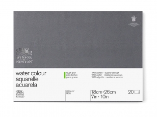 Блок для акварели Winsor&Newton Professional 300г, хлопок, 18*26см 20л Торшон