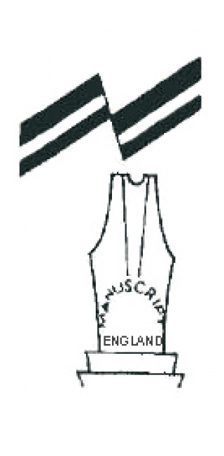 Пишущий узел Manuscript ClassicScroll 6 3.2мм в блистере