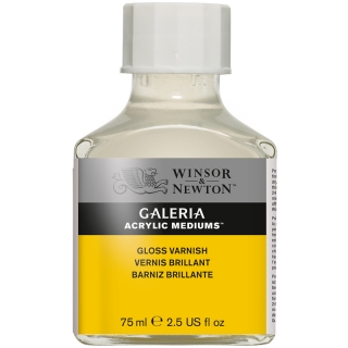 Лак Winsor&Newton глянцевый "Galeria", для акрила, 75 мл, пластиковый флакон