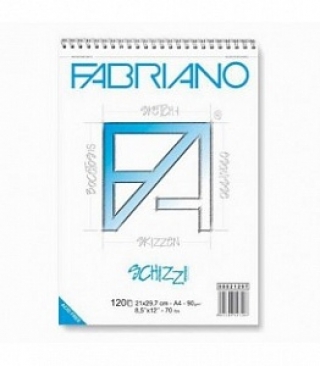 Альбом для рисования Schizzi Fabriano, 29.7х42см, А3, 100 листов, 90г