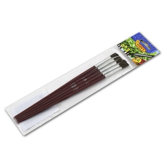 Набор кистей для рисования JOVI из натурального ворса пони, 5 шт., № 3