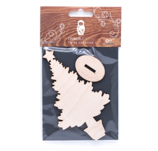 Набор деревянных заготовок Timberlicious для декорирования Winter 6 10х16см