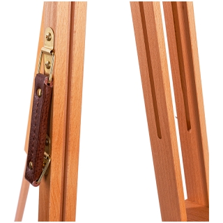 Мольберт полевой тренога Гамма "Студия", складной с кронштейном 78х80х132(196)см, бук