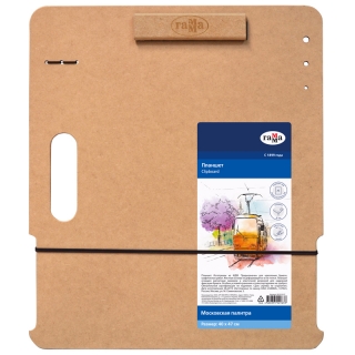 Планшет-клипборд МДФ, А3 (40х47см) Гамма "Московская палитра", магнитный зажим, ручка