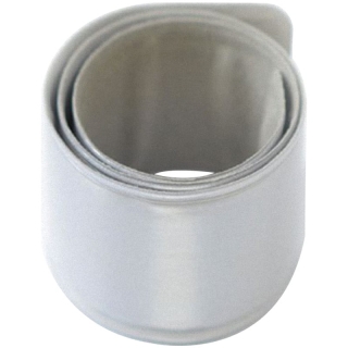 Световозвращающий Slap-браслет Blicker, серебристый