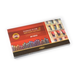 Пастель художественная мягкая Toison D-or KOH-I-NOOR, набор 48 цветов