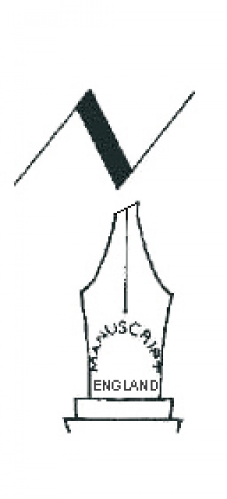 Пишущий узел Manuscript для левшей Classic 2B 1.6мм в блистере