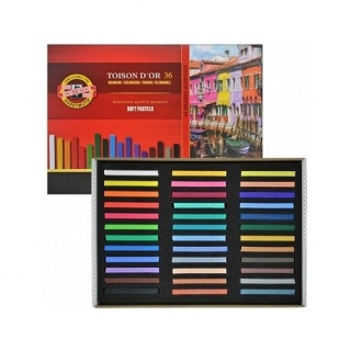 Пастель сухая мягкая Toison D-or KOH-I-NOOR для профессионалов, 36 цветов, 8585036001KS