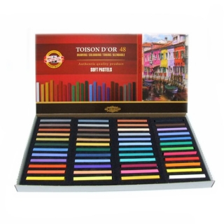 Пастель сухая мягкая Toison D-or KOH-I-NOOR для профессионалов, 48 цветов