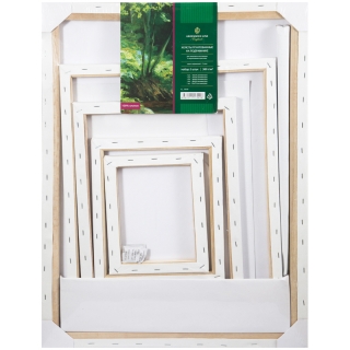 Набор холстов на подрамнике Greenwich Line, 5шт., прямоугольные, 100% хлопок, 380г/м2, среднее зерно