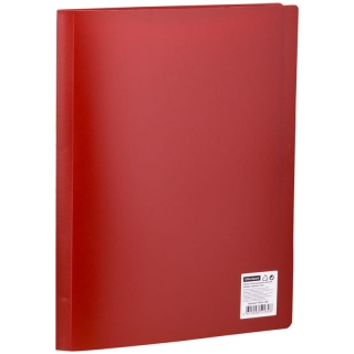 Папка с 20 вкладышами OfficeSpace, 16мм, 400мкм, красная
