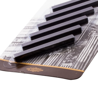 Уголь прессованный Koh-I-Noor, набор 6 шт., квадратное сечение, 3 степени твердости