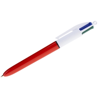 Ручка шариковая автоматическая Bic "4Colors" 4цв., 0,36мм, классические цвета