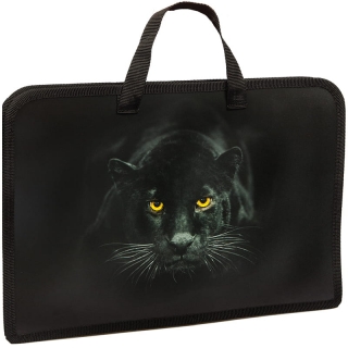 Папка с ручками А4 ArtSpace "Дикие кошки", пластик, 35мм