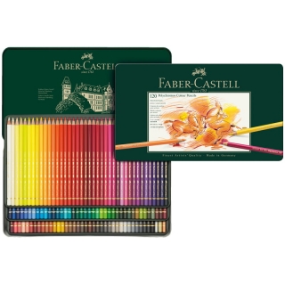 Карандаши цветные художественные Faber-Castell "Polychromos" 120 цветов, металлическая коробка