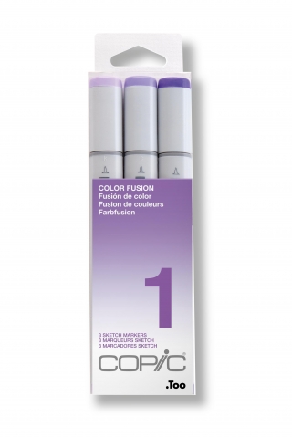 Набор маркеров Copic Sketch Color Fusion 1 3 штуки в пластиковой упаковке