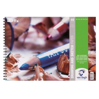 Альбом для графики Van Gogh Royal Talens на спирали, А3, 160 г/м2, 40 листов
