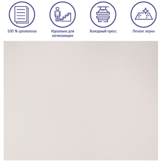 Бумага для акварели Clairefontaine "Etival", 500*650 мм, 300 г/м2, 25 л., торшон