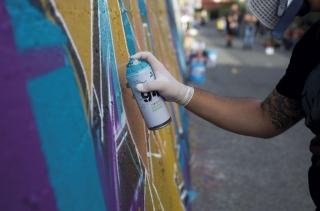 Аэрозольная краска MTN 94 матовая, быстросохнущая, 400 мл