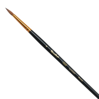 Кисти круглые синтетика 1310 ROUBLOFF, короткая ручка 00, 0, 1, 4, 7, 8