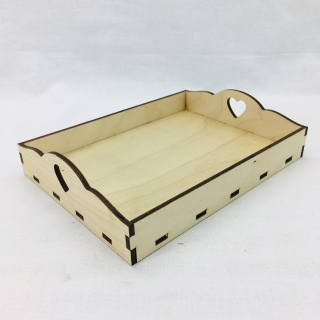 Заготовка Timberlicious для декорирования поднос деревянный 15х20х4.6см