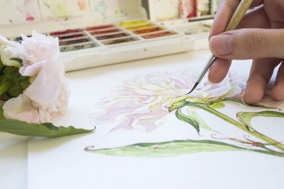 Альбом для акварели Clairefontaine "Etival", А5, 300г/м2, холод.пресс., склейка, 10 л.