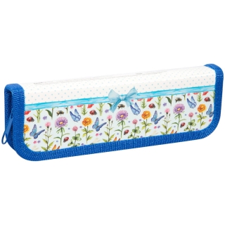 Пенал 1 отделение, 190*60 ArtSpace "Цветы", ламинация