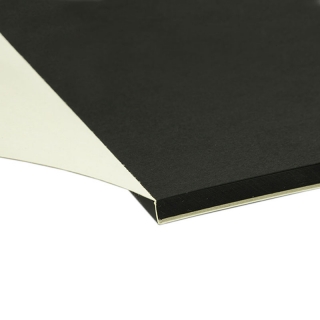 Альбом для акварели Clairefontaine "Etival", А5, 300г/м2, торшон, холод.пресс., склейка, 15 л, черная бумага